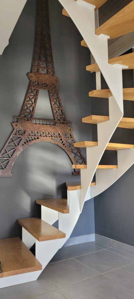 Escalier & Tour Eiffel