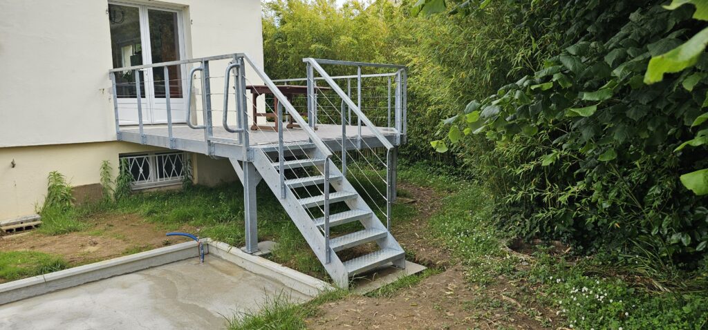 Structure de terrasse & escalier